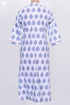 Cambric Cotton Kurta With Kota Dupatta In Graphic Block Print