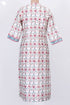 Chanderi Silk Kurta With Dupatta in FloralBlock Print
