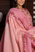 Chanderi Silk Kurta With Dupatta In Floral Block Print