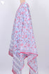 Cambric Cotton Kurta With Kota Dupatta In Floral Block Print