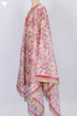 Mulmul Cotton Kurta With Kota Doria Dupatta In FloralBlock Print