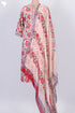 Bizzy Lizzy Kurta With Chiffon Dupatta in Floral Block Print