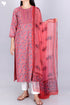 Bizzy Lizzy Kurta With Chiffon Dupatta in Graphic Block Print