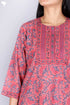 Bizzy Lizzy Kurta With Chiffon Dupatta in Graphic Block Print
