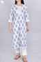 Bizzy Lizzy Kurta With Chiffon Dupatta in Block Print