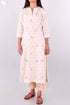Jacquard Cotton Kurta With Chanderi Dupatta