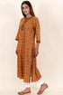 Bizzy Lizzy Kurta With Kota Doria Dupatta in Floral Block Print