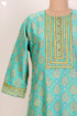 Chanderi Silk Kurta And Dupatta With Gota Patti Embroidery