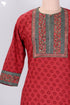 Khaadi Kurta With Mulmul Dupatta In Block Print