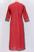 Khaadi Kurta With Mulmul Dupatta In Block Print