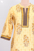 Bhagalpur Cotton Kurta With Chanderi Dupatta In FloralBlock Print