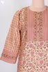 Bhagalpur Cotton Kurta With Chanderi Dupatta In FloralBlock Print