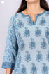 Khaadi Cotton Kurta With ChiffonDupatta In Block Print