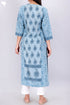 Khaadi Cotton Kurta With ChiffonDupatta In Block Print