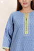 Chanderi Silk Kurta And Dupatta With Gota Patti Embroidery