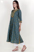 Cotton Kurta Dupatta Set In Floral Block Print