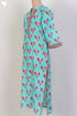 Mulmul Cotton Kurta In Graphic Block Print