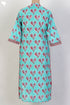 Mulmul Cotton Kurta In Graphic Block Print