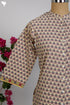 Cotton Cambric Kurta in Hand Screen Print