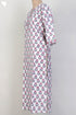 Cambric Cotton Kurta In Floral Block Print