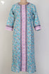 Cambric Cotton Kurta In Floral Block Print