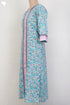 Cambric Cotton Kurta In Floral Block Print