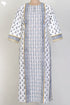 Cambric Cotton Kurta In Floral Block Print