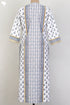 Cambric Cotton Kurta In Floral Block Print