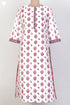 Cambric Cotton Kurta In Floral Block Print