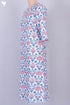 Cambric Cotton Kurta In Floral Block Print