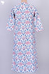 Cambric Cotton Kurta In Floral Block Print