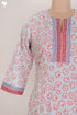 Cambric Cotton Kurta In Floral Print