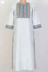 Slub Cotton Kurta In Floral Print