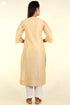 Chanderi Silk Kurta In Sandy Beige