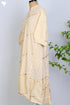 Mulmul Cotton Dress In Golden Graphic Block Print