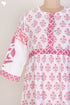Mulmul Cotton Dress With Pleats In Floral Print
