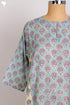 Mul Mul Cotton Dress With Panels In Floral Block Print