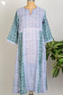 Mul Mul Cotton Dress With Panels In Floral Block Print