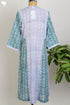 Mul Mul Cotton Dress With Panels In Floral Block Print