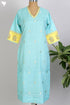 Banarsi Brocade Kurta With Gota Patti Embroidery