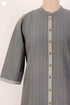 Khaadi Cotton Paneled Button Down Kurta