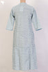 Cambric Cotton Kurta WithFloralBlock Print