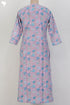 Cambric Cotton Kurta In Floral Block Print