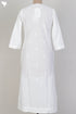 Cambric Cotton Kurta With Chikankari EmbroideryIn Ivory White