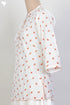 Cambric Cotton Top With Floral Block Print