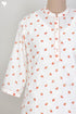 Cambric Cotton Top With Floral Block Print