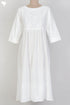 Slub Cotton Kurta With Chikankari EmbroideryIn Ivory White