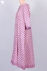 Mulmul Cotton Pintucked Dress In Floral Block Print