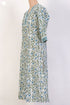 Cambric Cotton Kurta With Lace In Floral Print