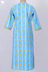 Cambric Cotton Kurta In Paisley Block Print